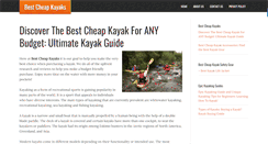 Desktop Screenshot of bestcheapkayaks.com