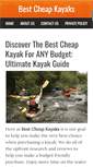 Mobile Screenshot of bestcheapkayaks.com